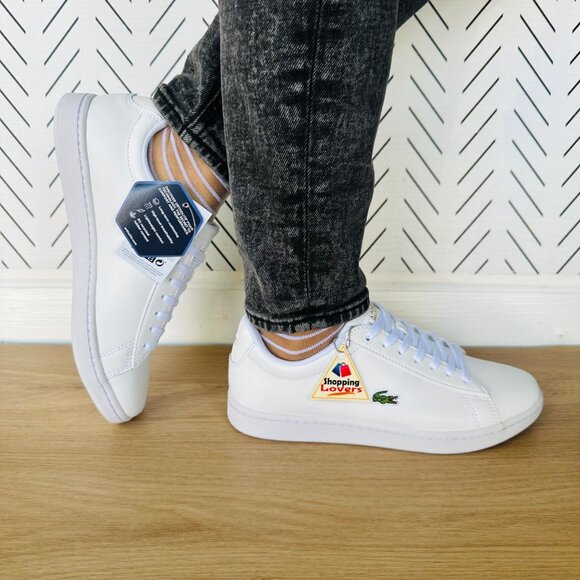 ❤️❤️Lacoste Hydez 119 2 P SFA Women's Comfy Leather Shoes Sz 7(7.5) Casual